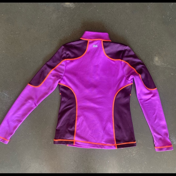 Fila fleece half zipper jacket Size Small - Picture 5 of 6